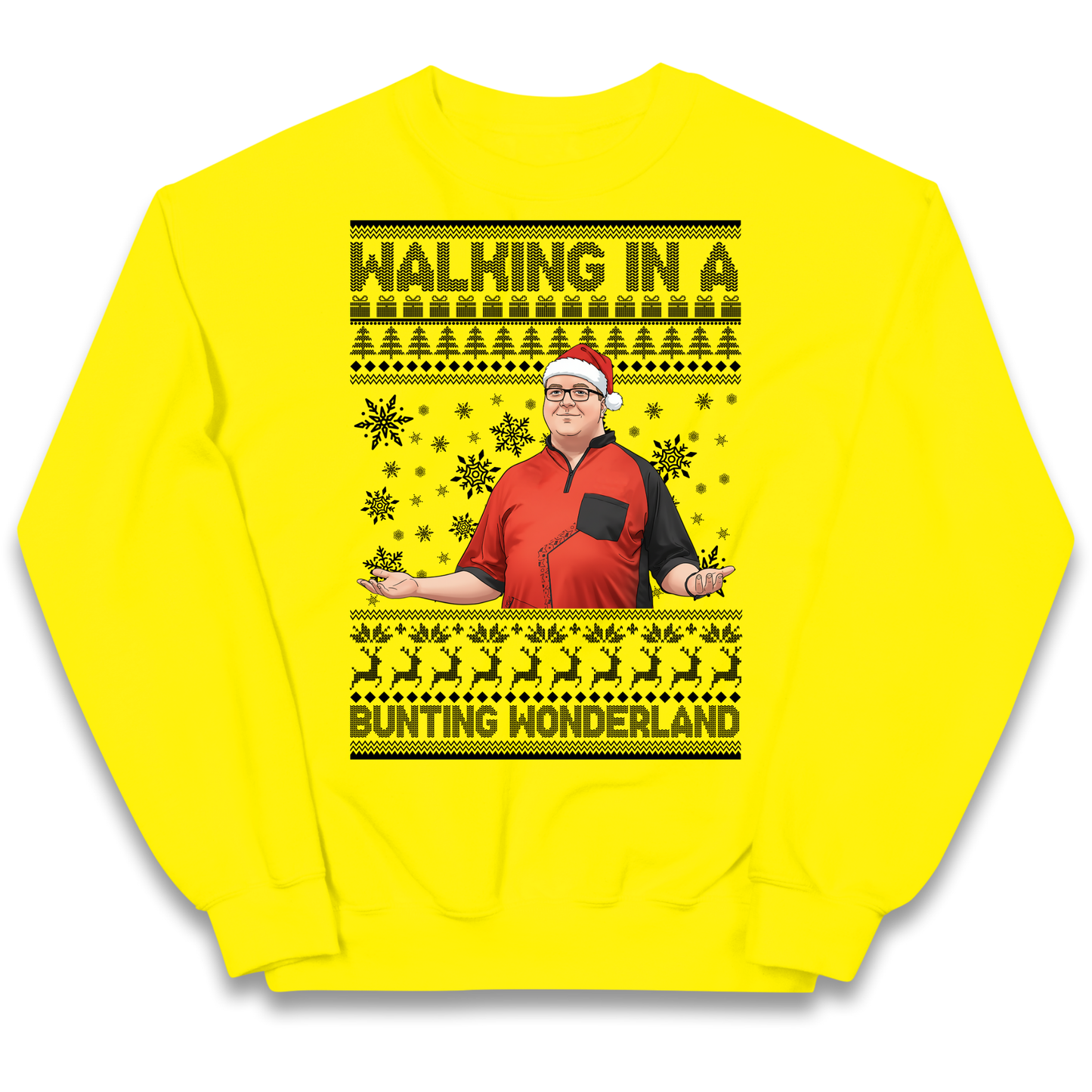 Bunting Wonderland Kids Sweatshirt