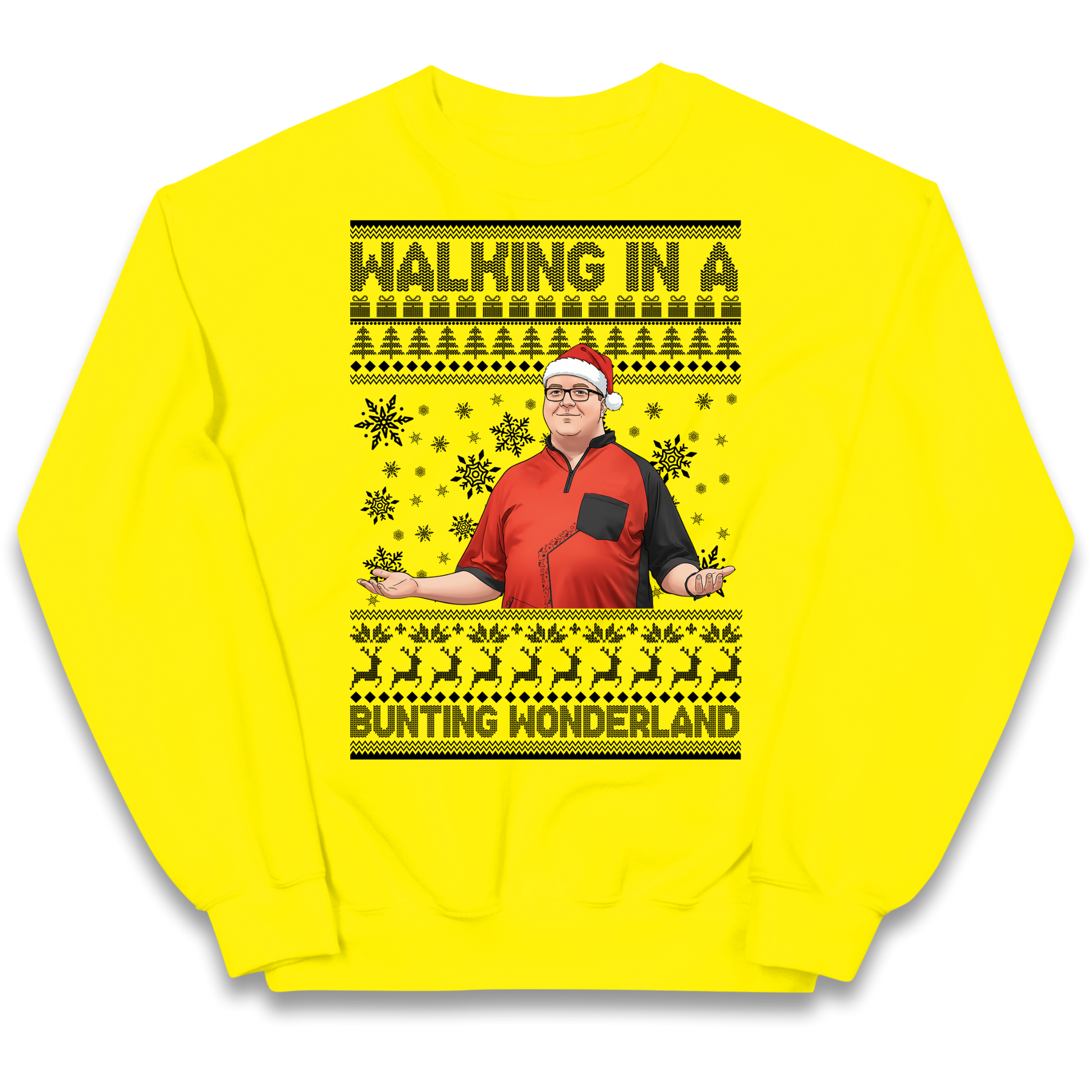Bunting Wonderland Kids Sweatshirt