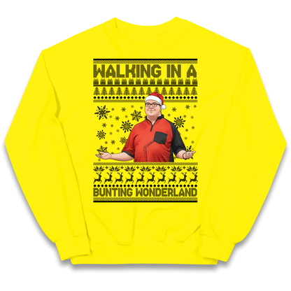 Bunting Wonderland Kids Sweatshirt