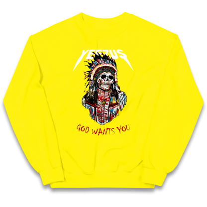 Yeezus God Wants You kids sweatshirt