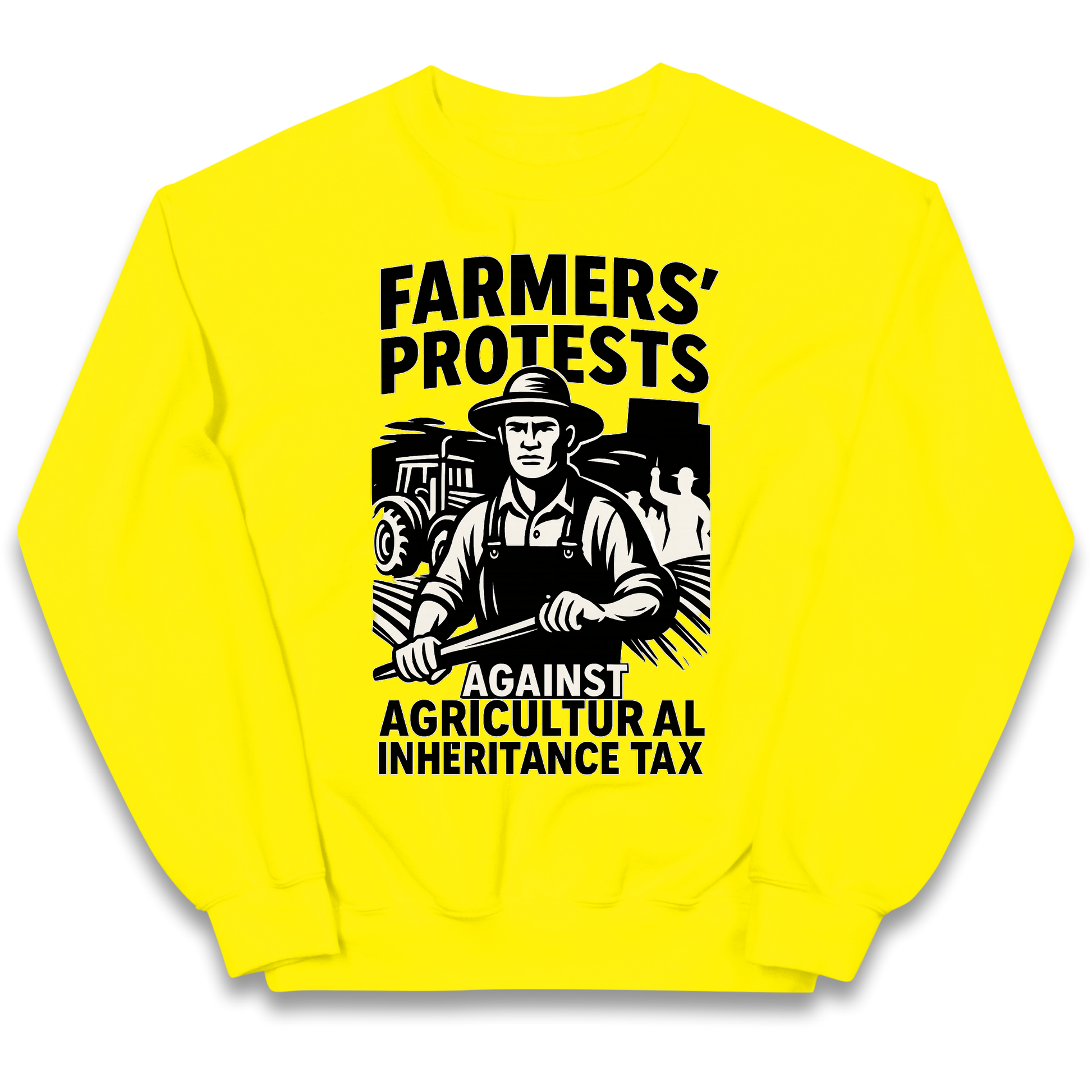 Farmers’ Protests Against Agricultural Inheritance Tax kids sweatshirt