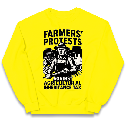 Farmers’ Protests Against Agricultural Inheritance Tax kids sweatshirt