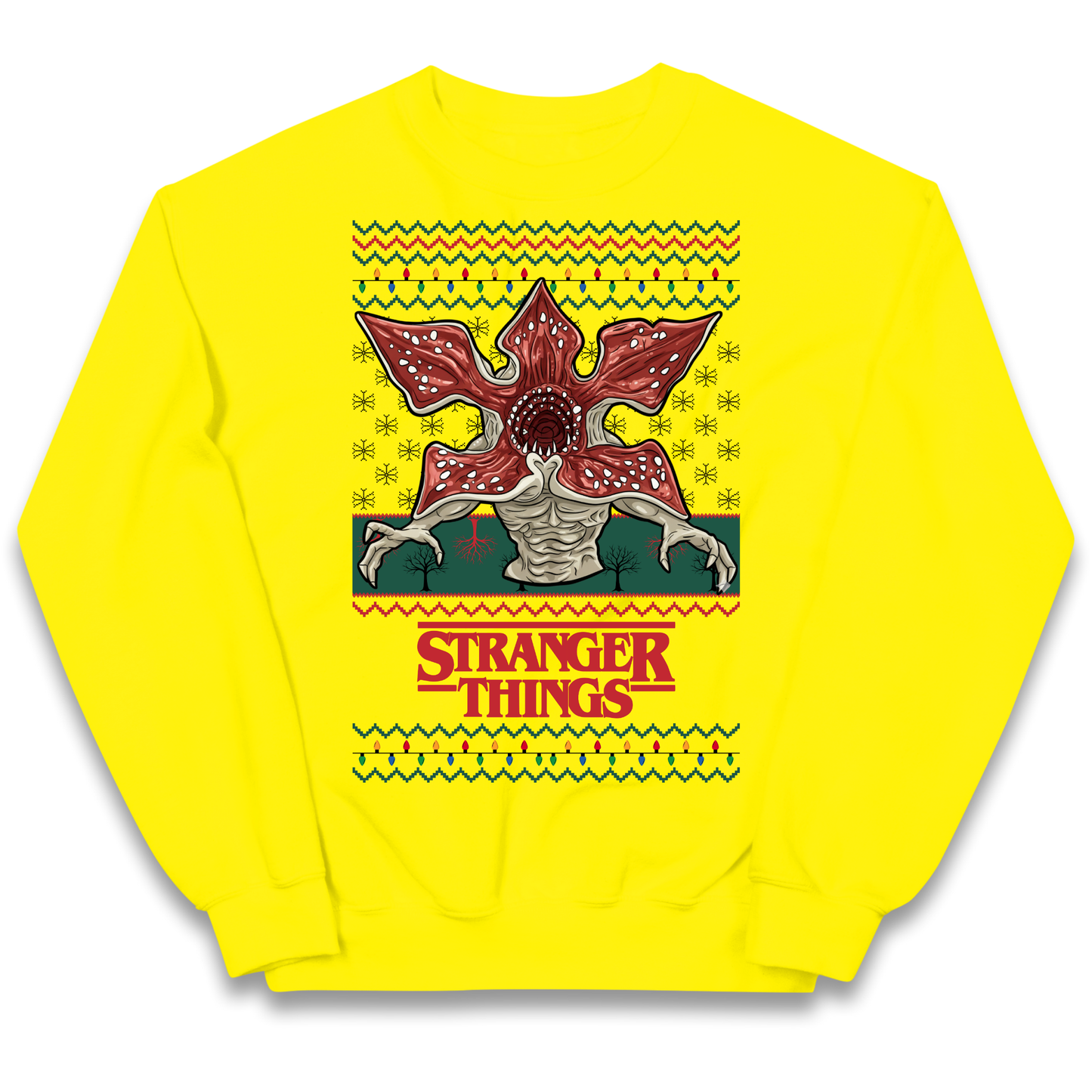 Demogorgon Christmas Kids Jumper
