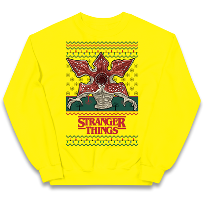 Demogorgon Christmas Kids Jumper