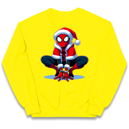 Spiderman Santa kids sweatshirt
