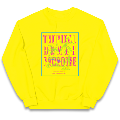 Tropical Beach Paradise kids sweatshirt