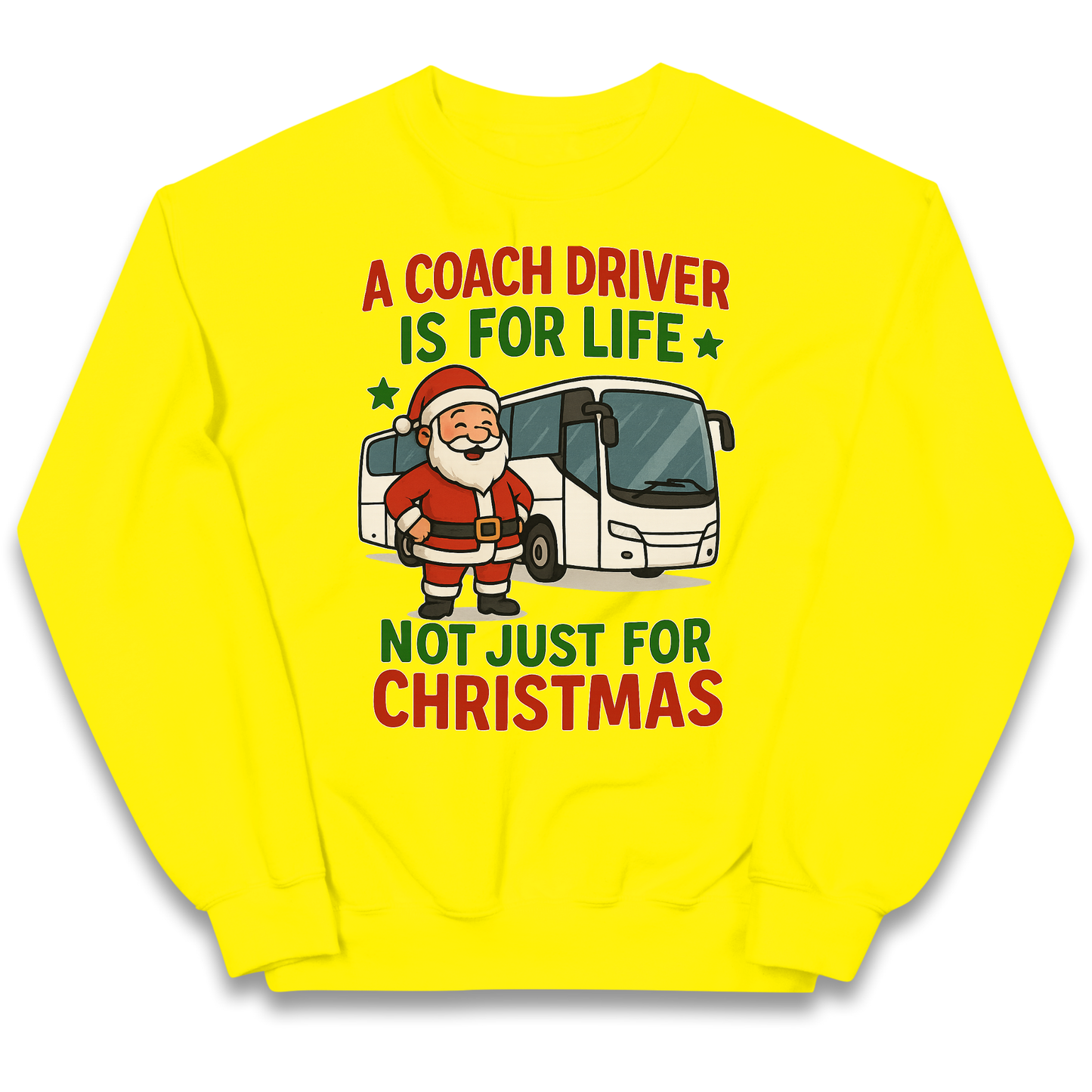 Coach Driver Christmas Kids Jumper