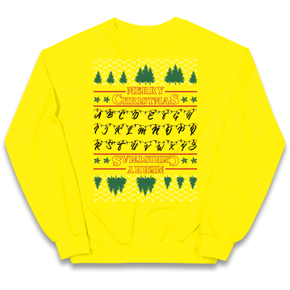stranger things christmas jumper Kids Jumper