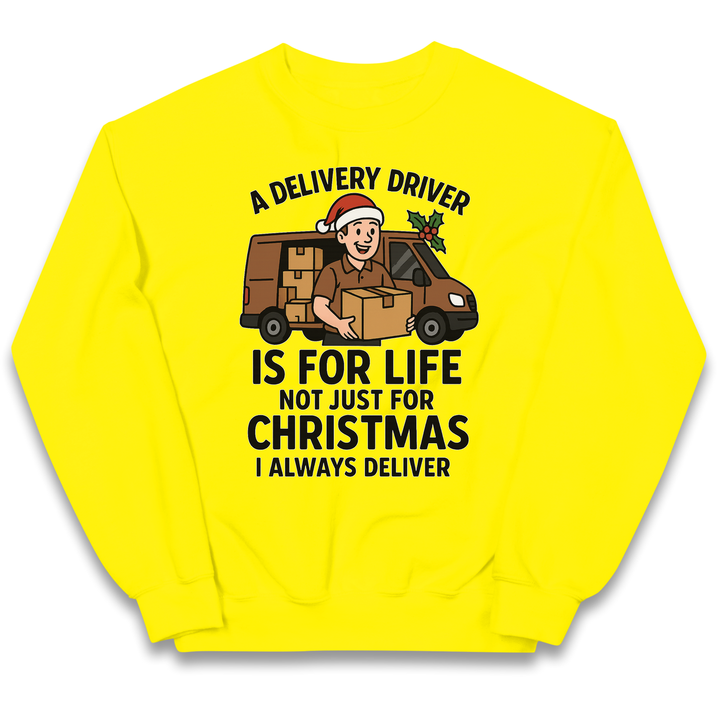 Delivery Driver Christmas Kids Jumper