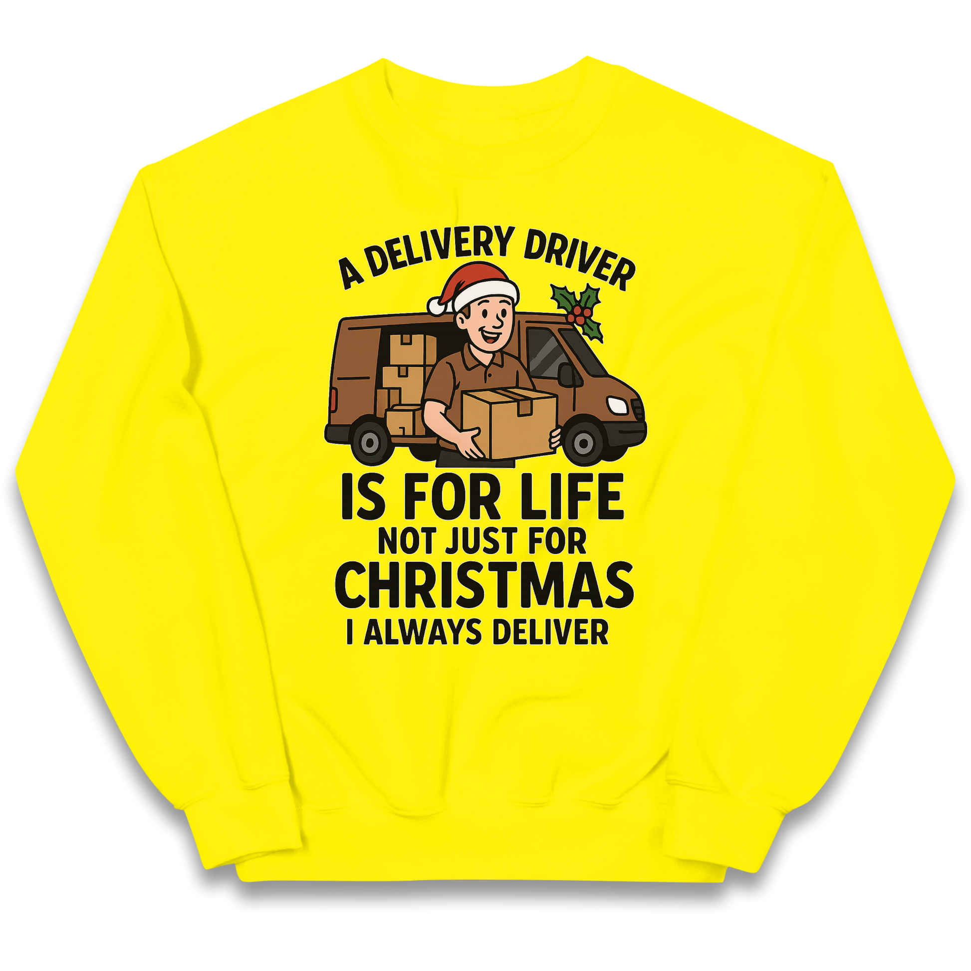 Delivery Driver Christmas Kids Jumper