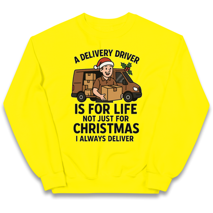 Delivery Driver Christmas Kids Jumper