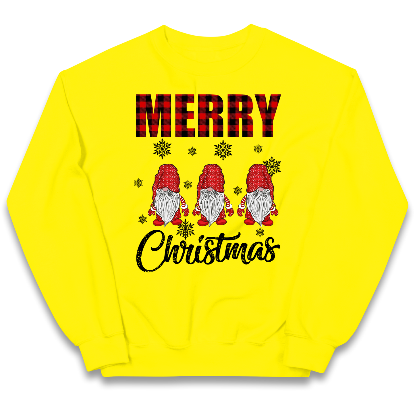 Merry Knomes Christmas Kids Sweatshirt