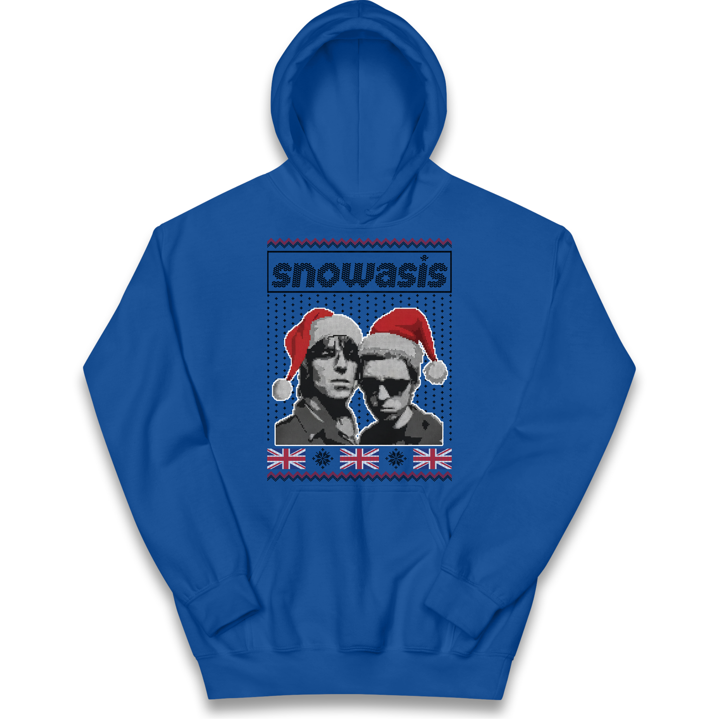 Snowasis Union Jack Christmas Kids Hoodie
