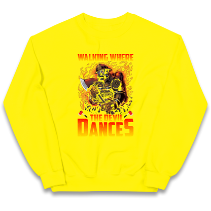 Walking Where The Devil Dances kids sweatshirt