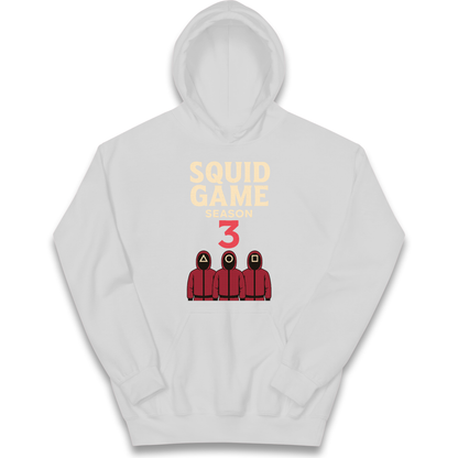 Squid Games Season 3 Kids Hoodie