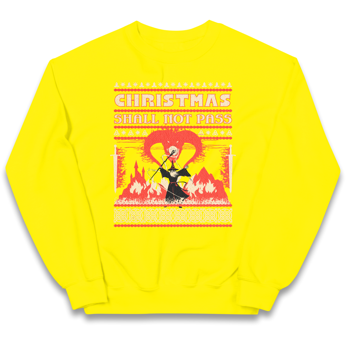 Christmas Shall Not Pass kids sweatshirt