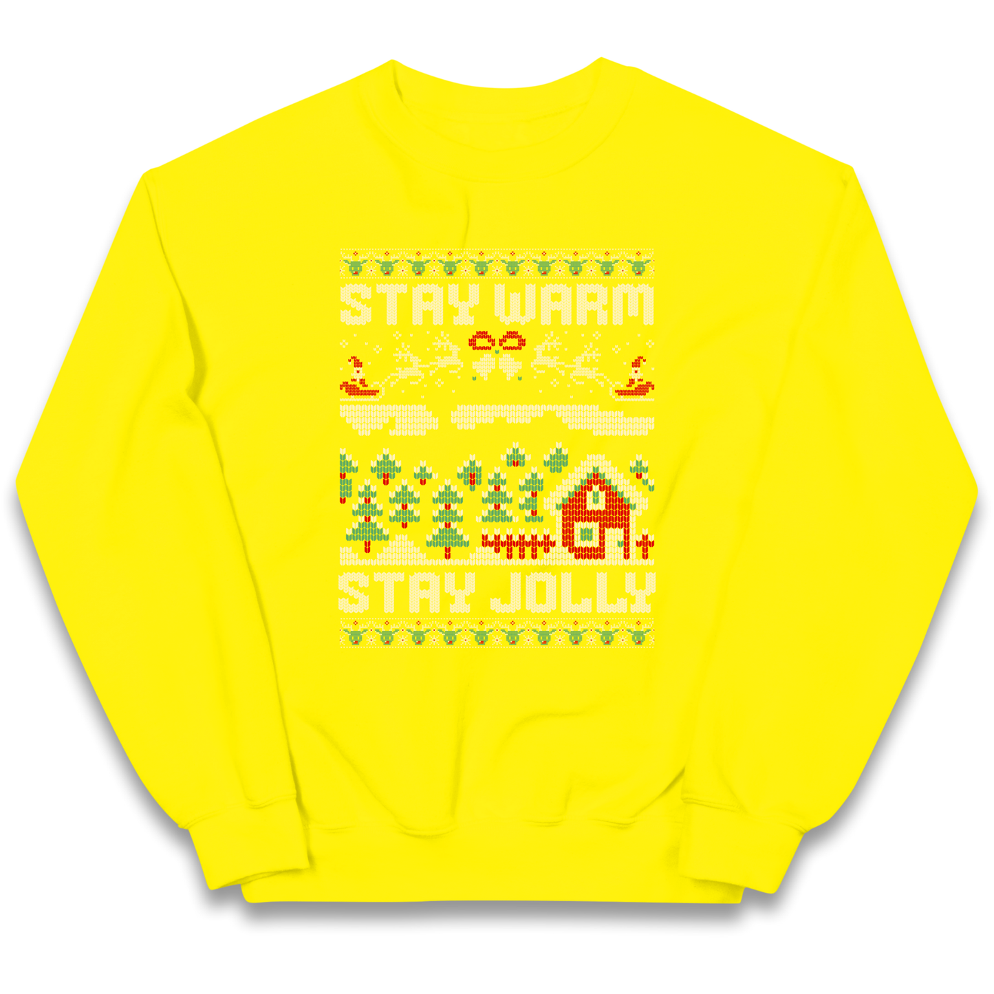 Stay Warm Stay Jolly Christmas kids sweatshirt