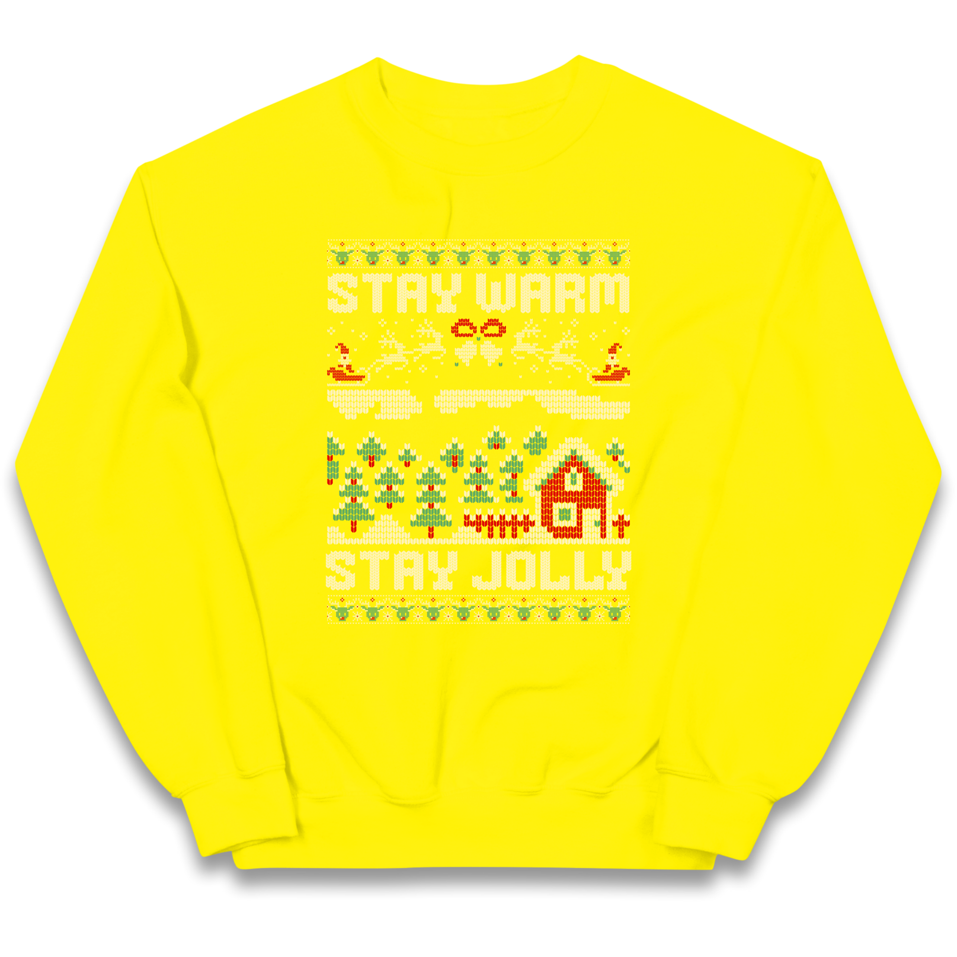Stay Warm Stay Jolly Christmas kids sweatshirt