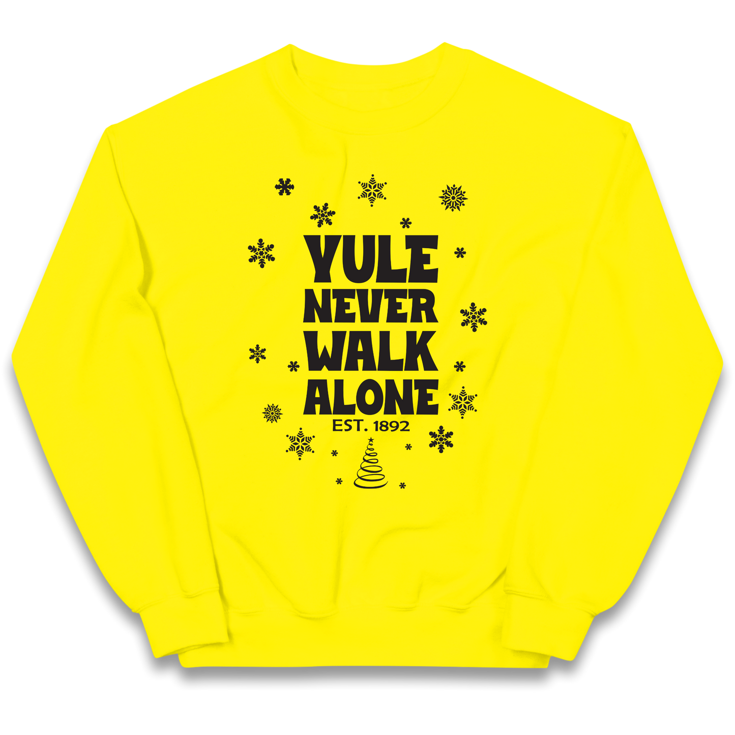 Yule Never Walk Alone Liverpool Christmas kids sweatshirt