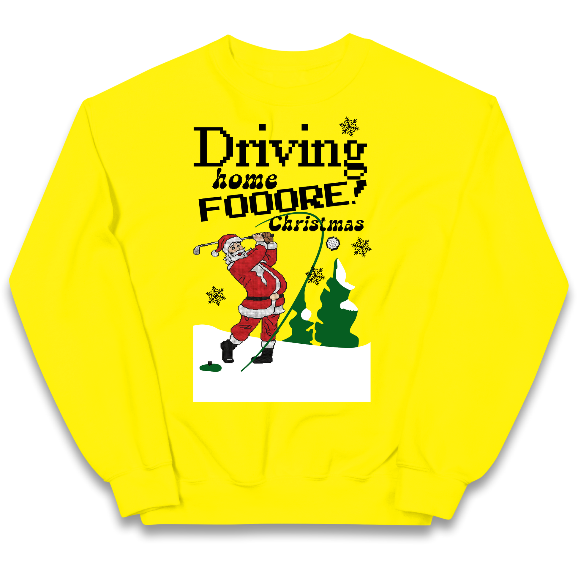 Christmas Golf Kids Sweatshirt