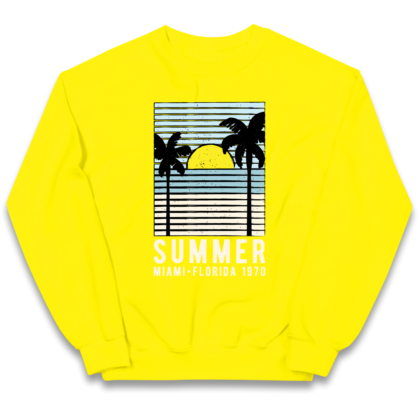 Summer Miami Florida 1970 kids sweatshirt