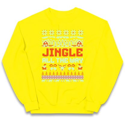 Jingle All The Way Christmas kids sweatshirt