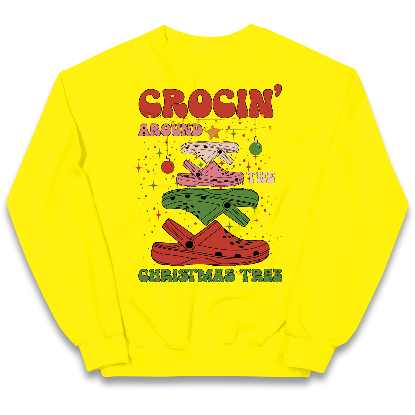 Crockin Around the Christmas Tree Christmas kids sweatshirt