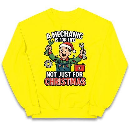 Mechanic Christmas Kids Jumper