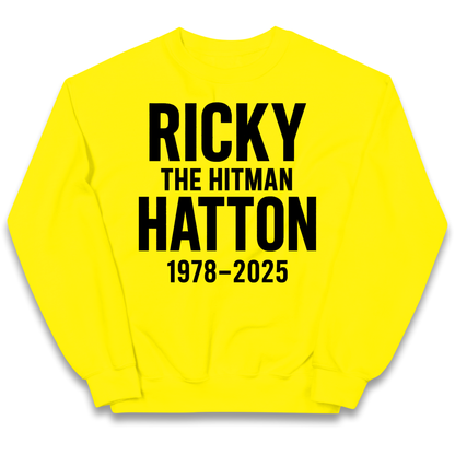 Ricky The Hitman Hatton 1978 2025 kids sweatshirt