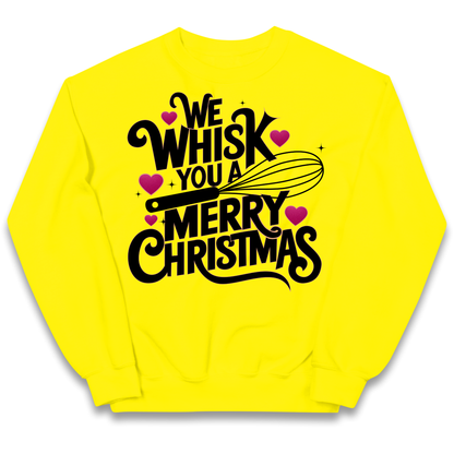 We Whisk You a Merry Christmas kids sweatshirt