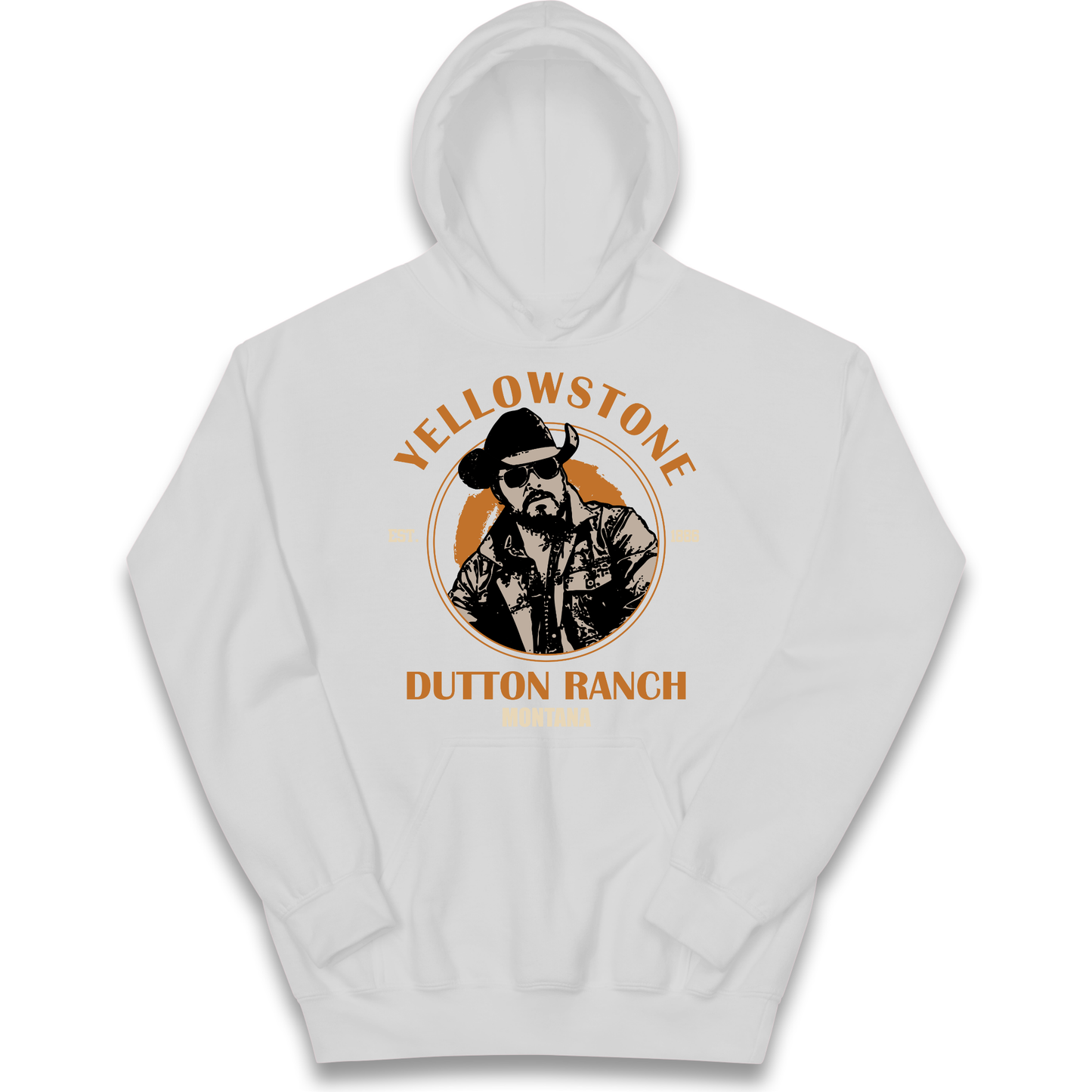 Yellowstone Dutton Ranch Montana Kids Hoodie