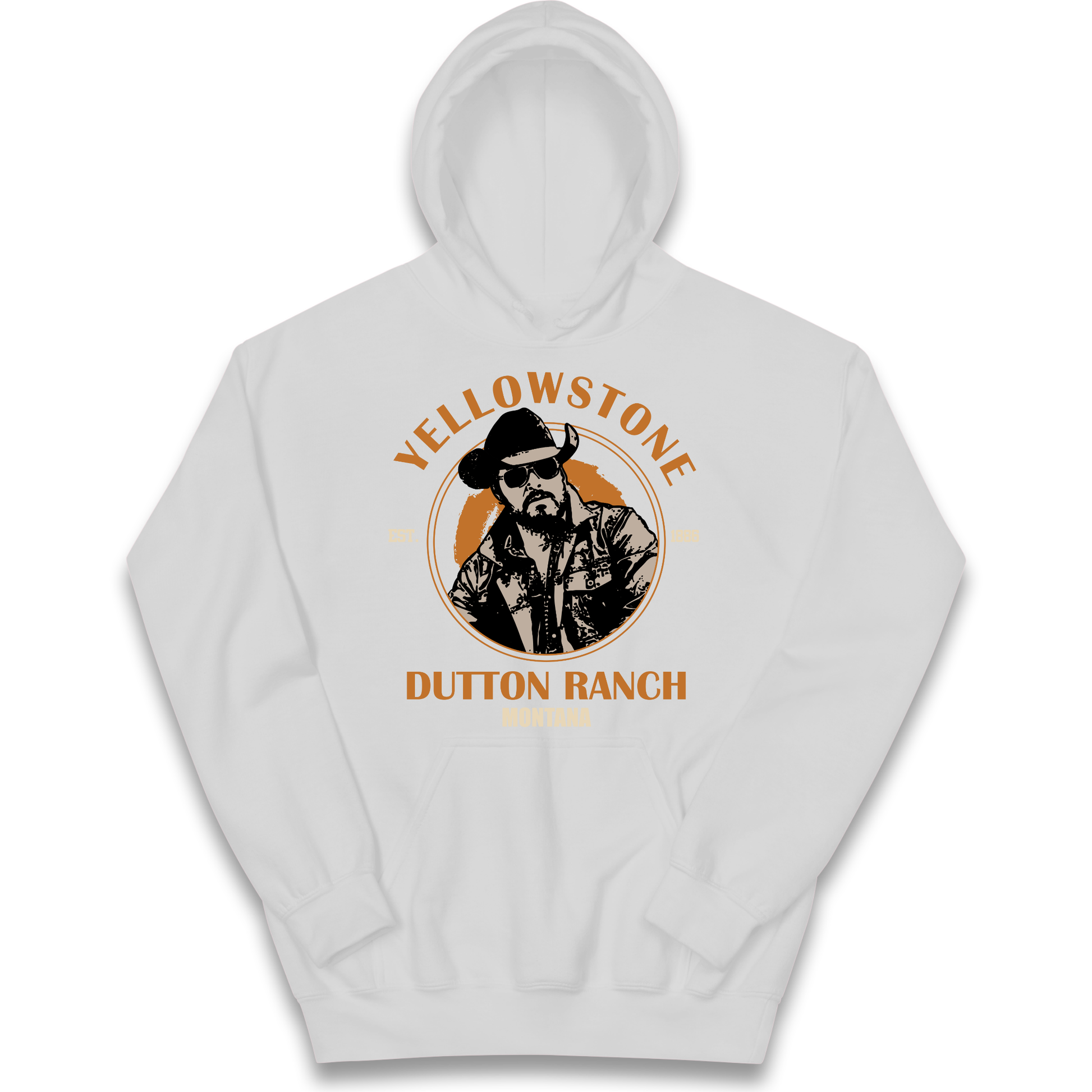 Yellowstone Dutton Ranch Montana Kids Hoodie