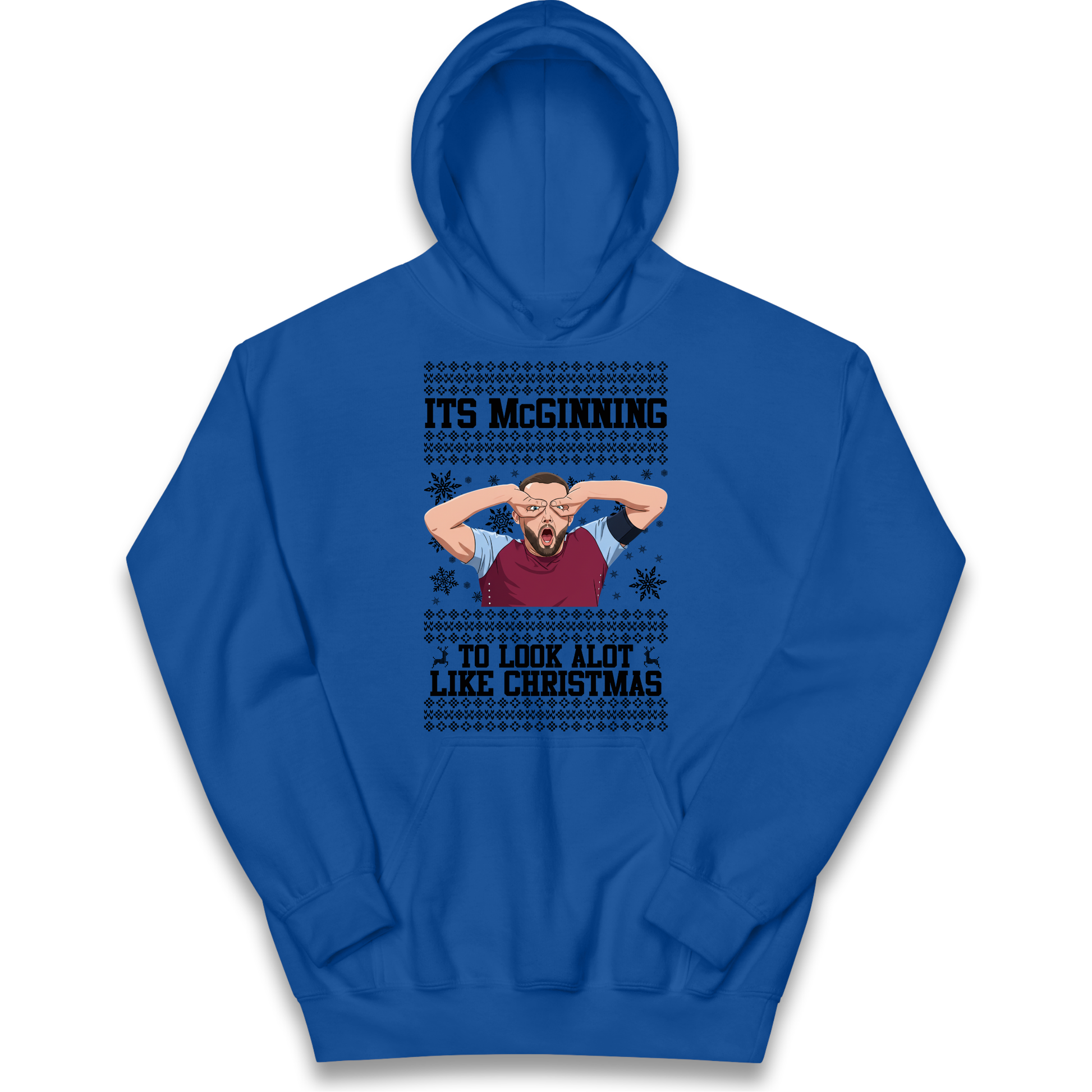 John McGinn Christmas Kids Hoodie