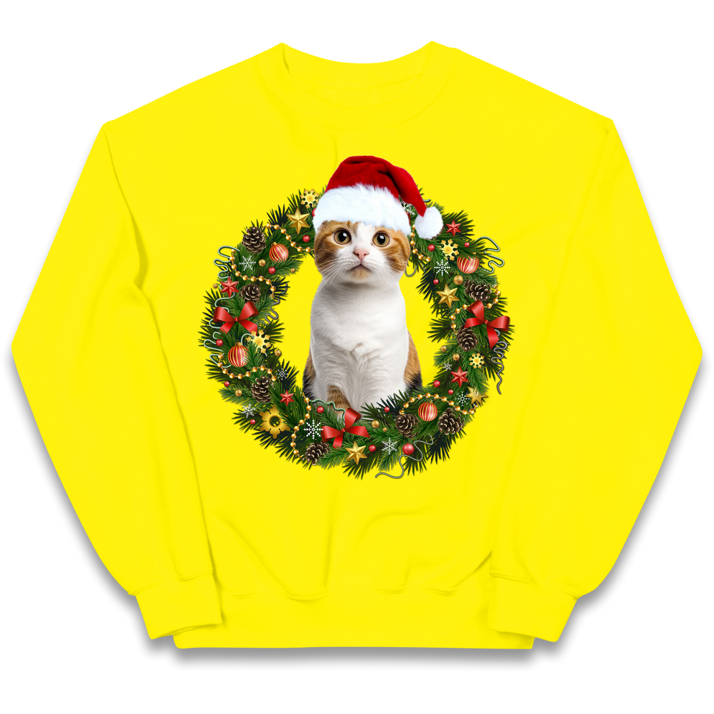 Cat Christmas kids sweatshirt