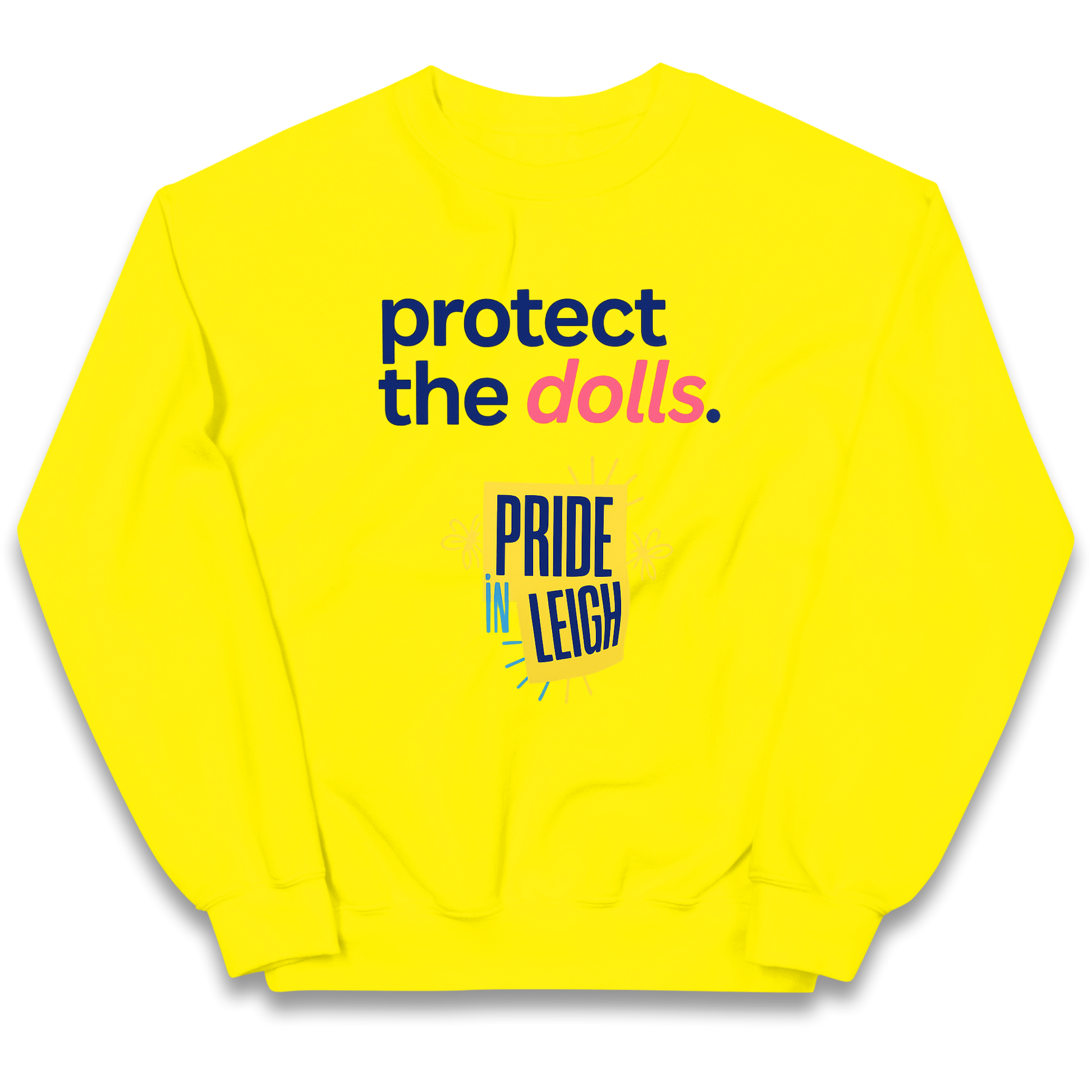 Protect The Dolls Slogan kids sweatshirt