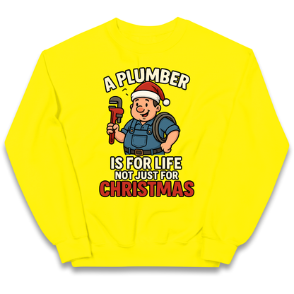 Plumber Christmas Kids Jumper