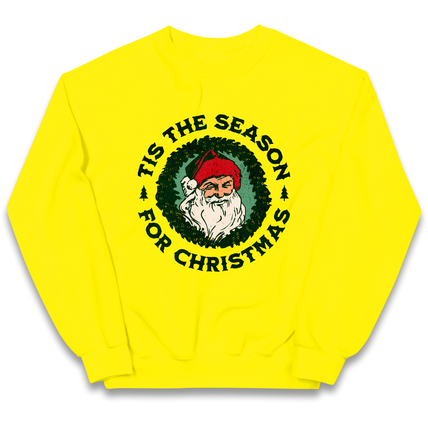 Tis The Season Santa Claus Christmas kids sweatshirt