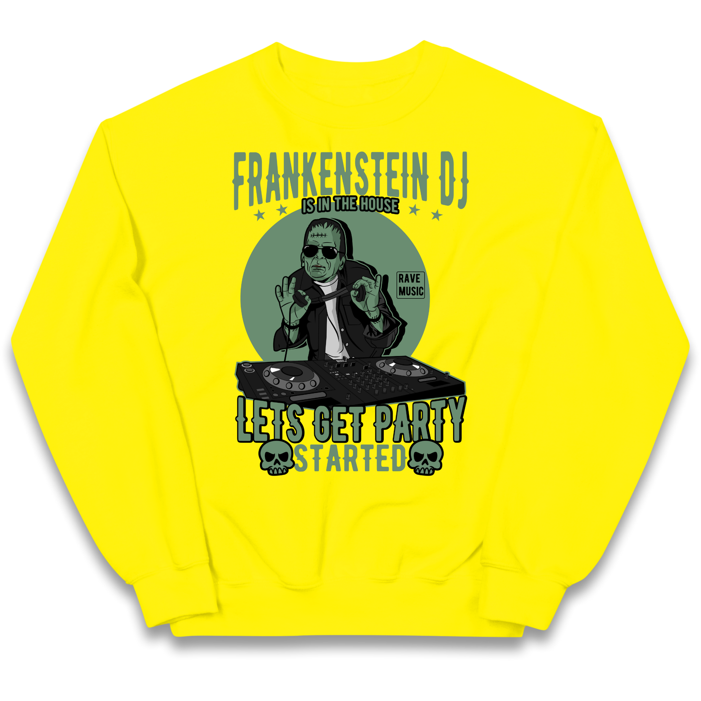 Frankenstein DJ kids sweatshirt