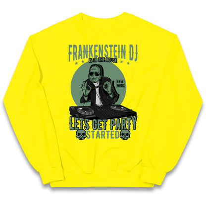 Frankenstein DJ kids sweatshirt