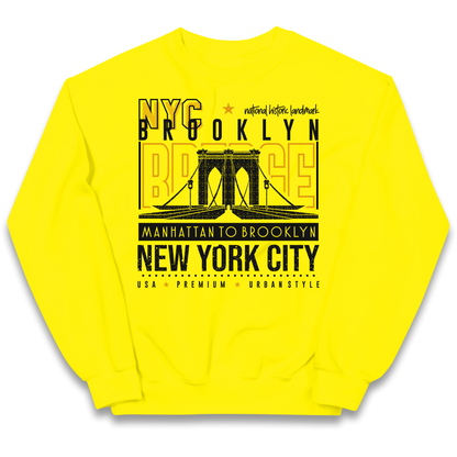 NYC Brooklyn Bridge kids sweatshirt