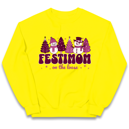 Festimom on The Loose kids sweatshirt