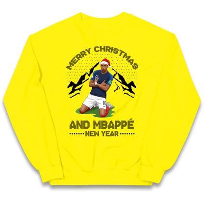 Mbappe Christmas Kids Sweatshirt