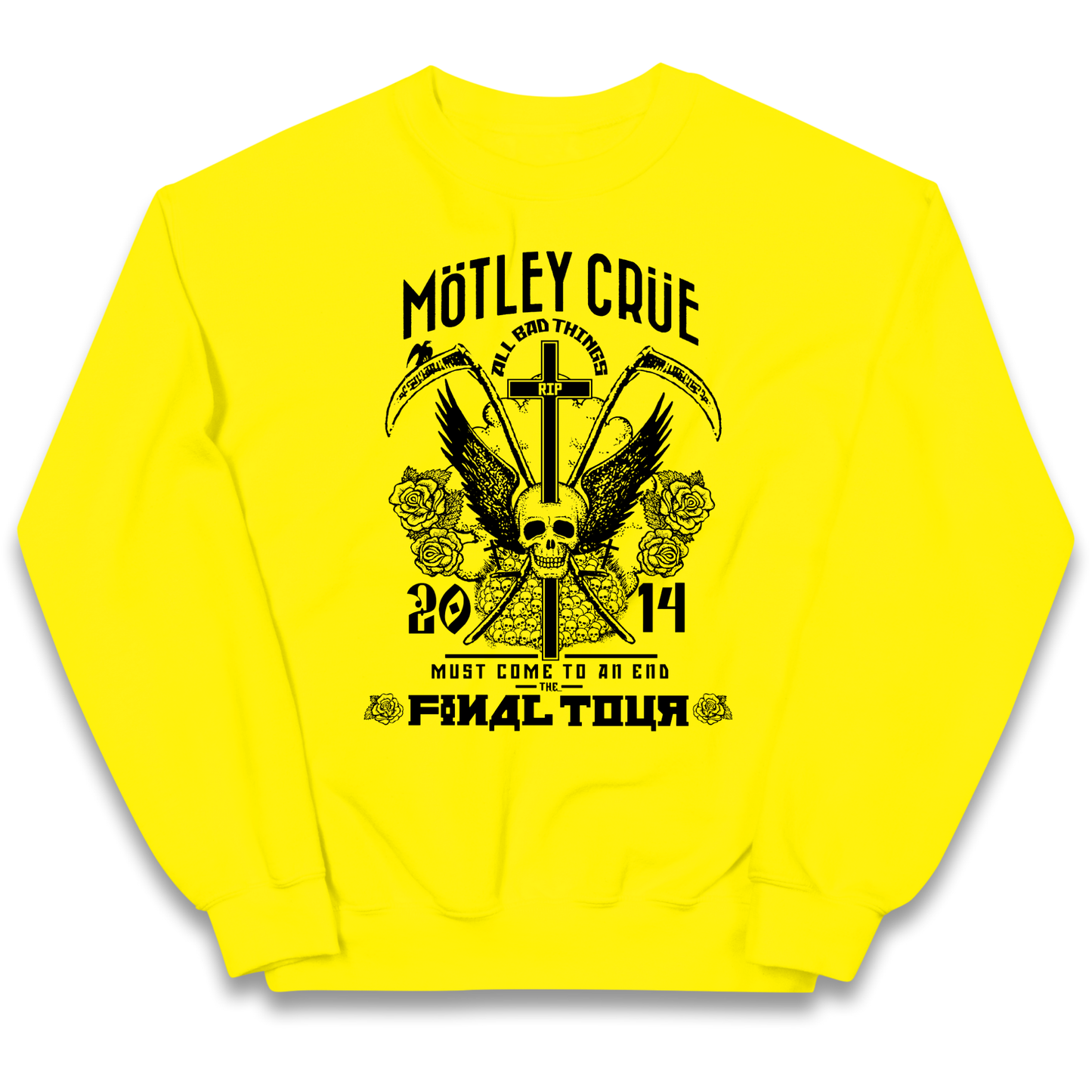 Motley Crue All Bad Things kids sweatshirt