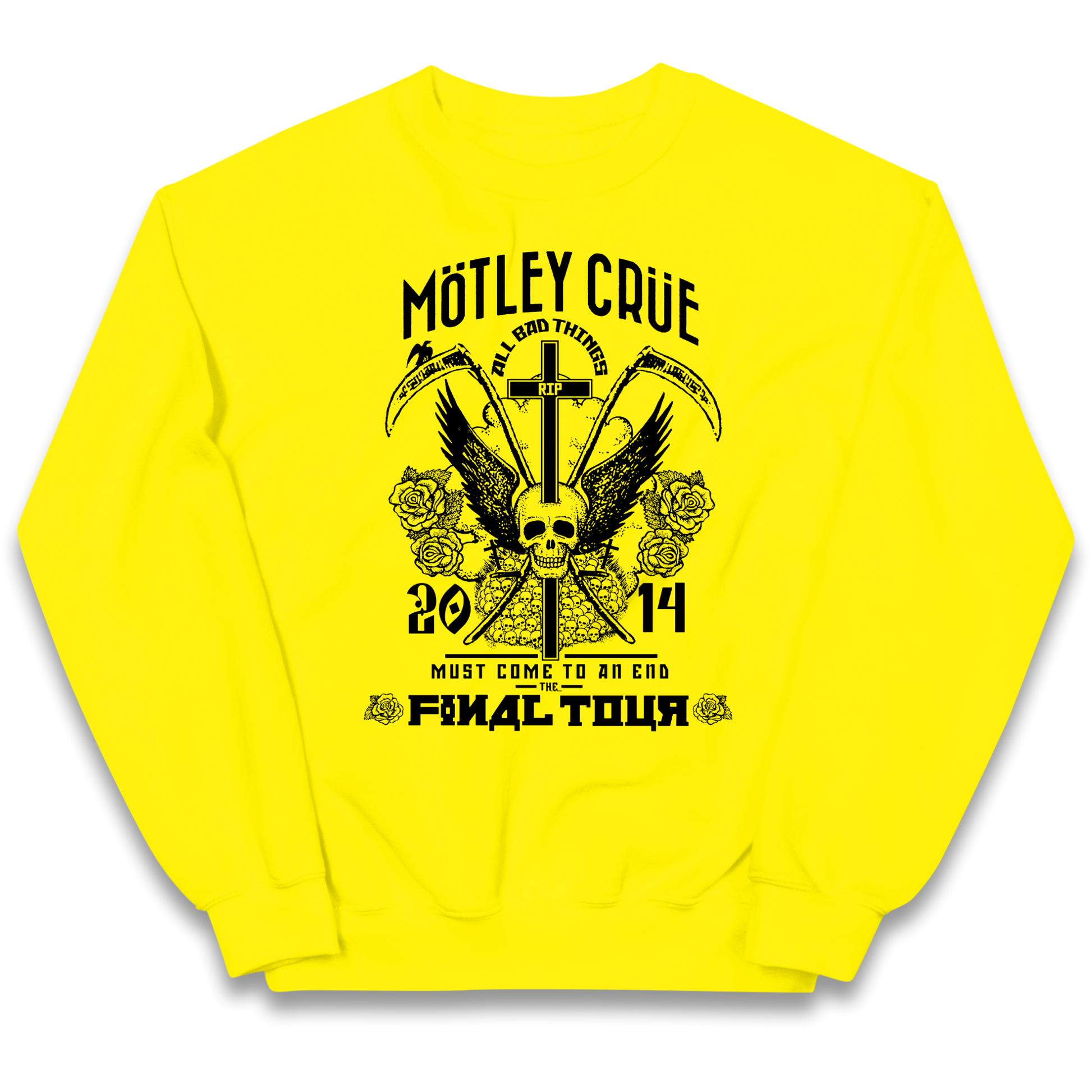 Motley Crue All Bad Things kids sweatshirt