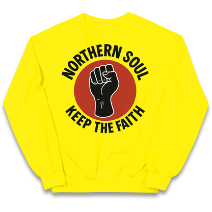 Northern Soul Keep The Faith kids sweatshirt