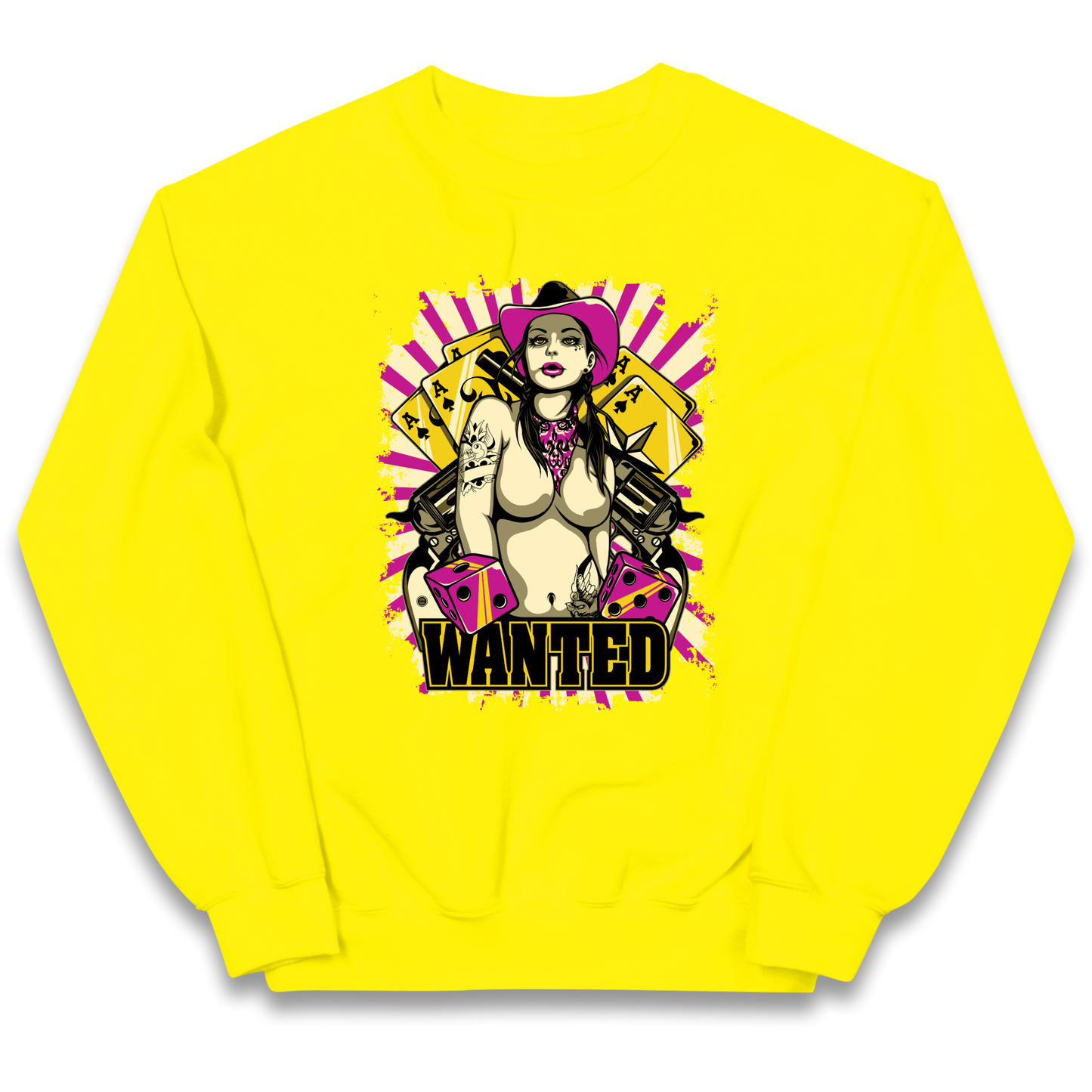Wanted Ace Of Spades kids sweatshirt