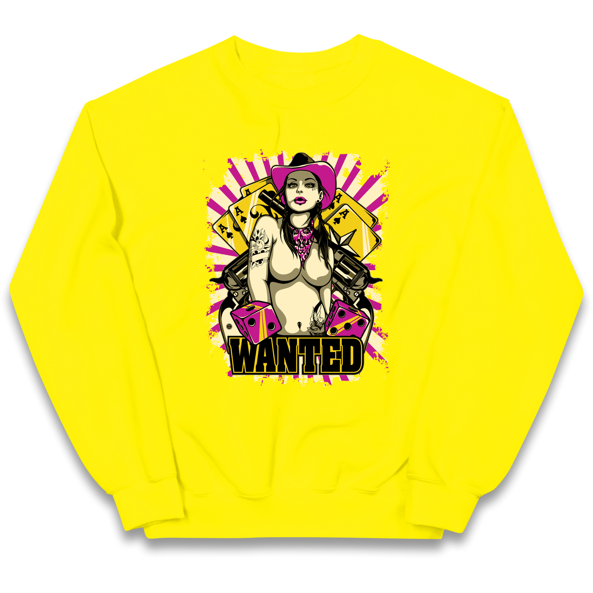 Wanted Ace Of Spades kids sweatshirt