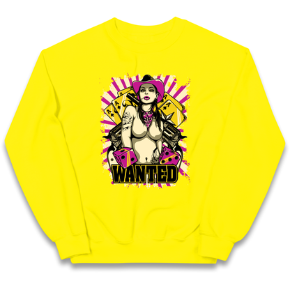 Wanted Ace Of Spades kids sweatshirt