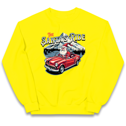 The Santas Ride Christmas kids sweatshirt