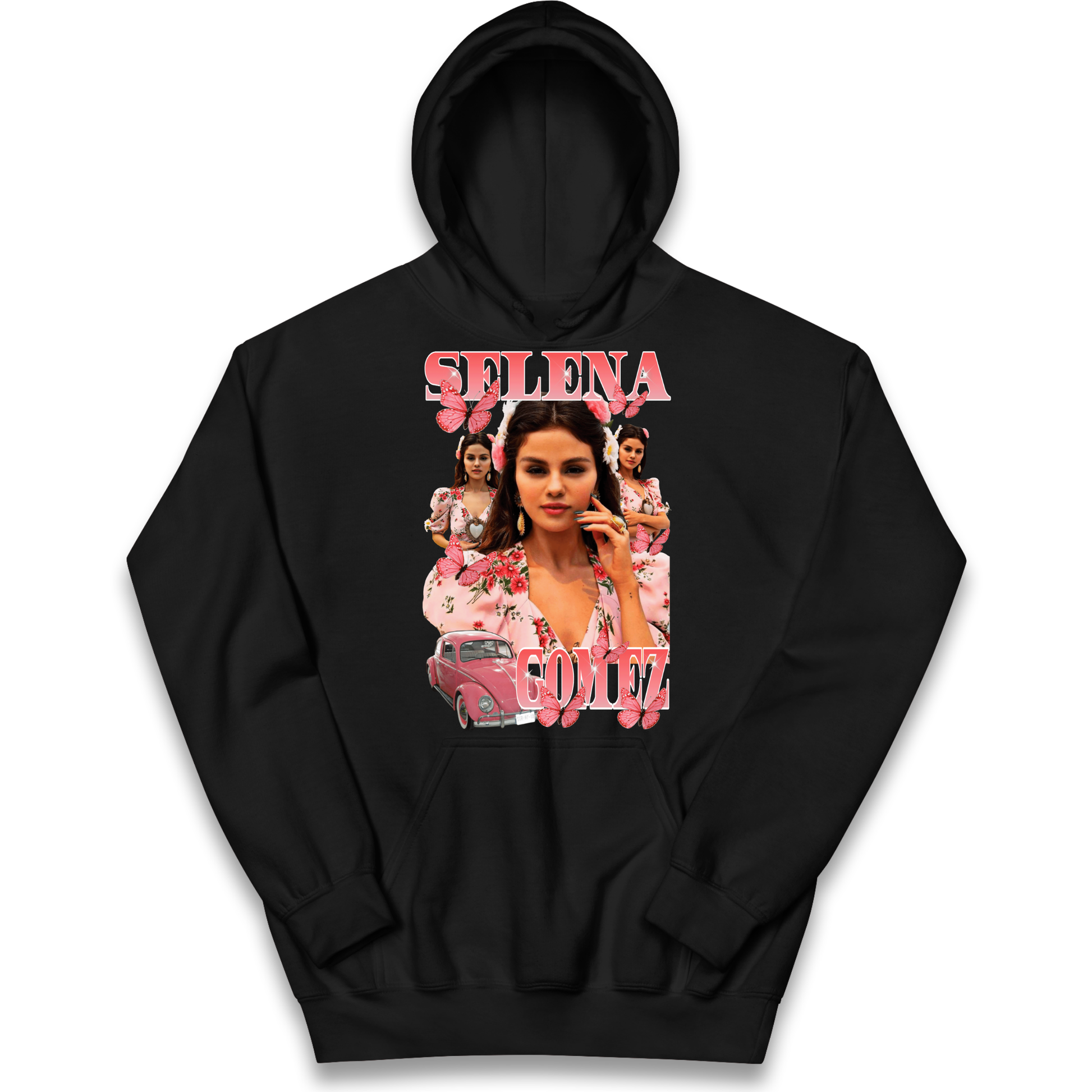 Selena Gomez Pink kids hoodie